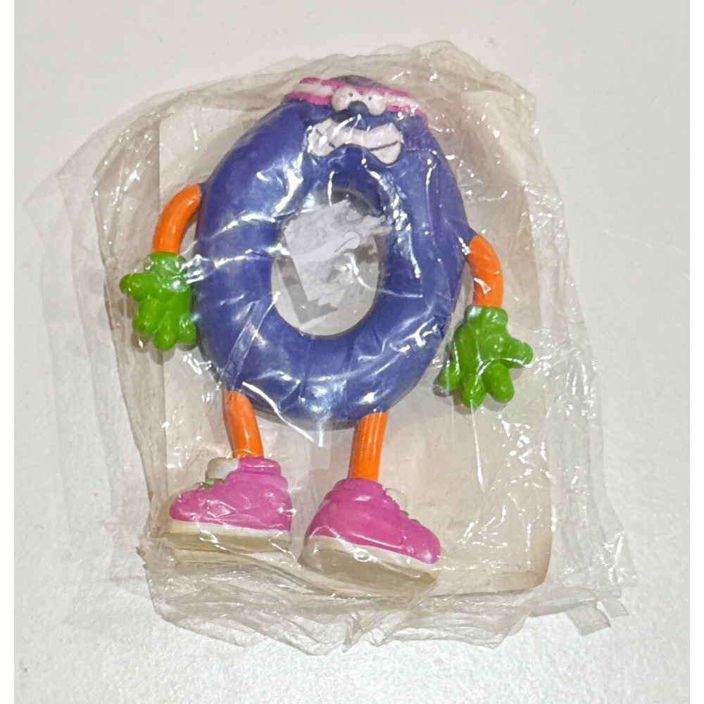 Jack Pack Bendable Buddies Purple Ollie Onion Ring 1991 Jack In The Box‎ NOS